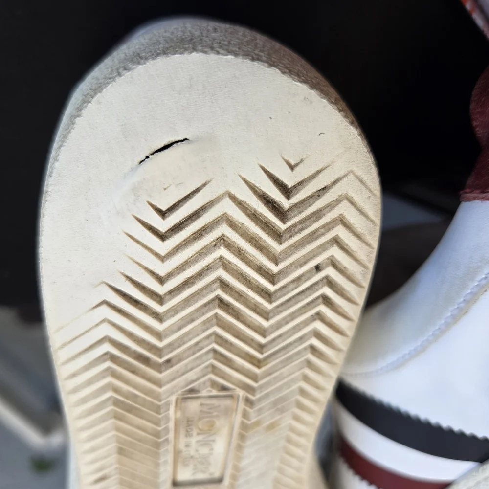 Moncler White and Red Women Sneakers Size 37 - Picture 8 of 8